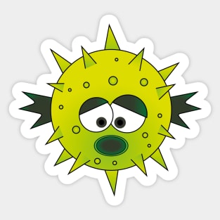 Sad Puffer Sticker